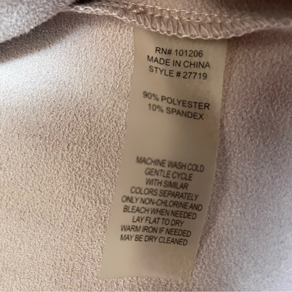 Soft Surroundings Faux Suede Ultra Soft Pink Waterfall Cardigan Size M - Picture 9 of 12